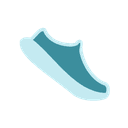 Blue shoe icon